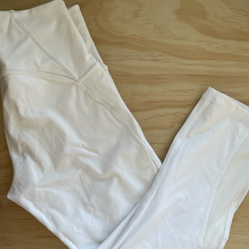 White lululemon crops